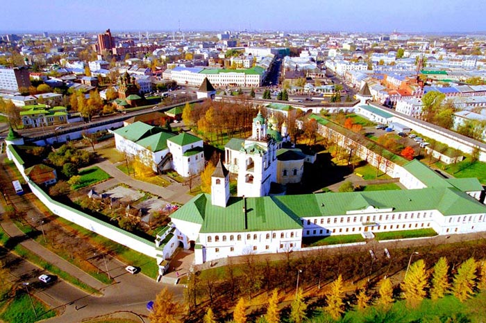 Спасо-Преображенский монастырь- вид сверху