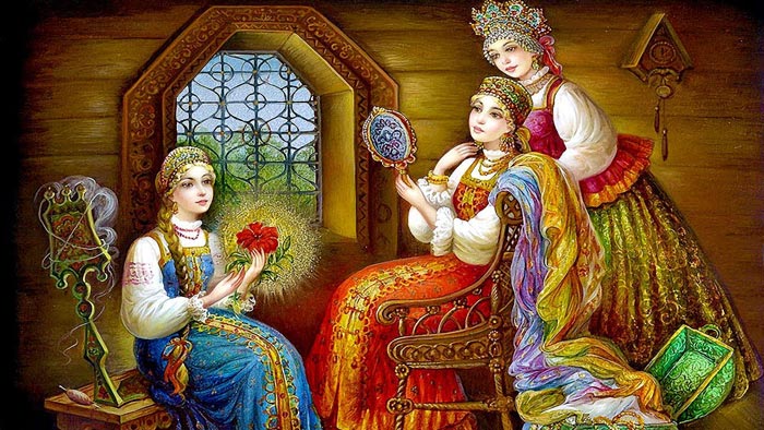 Иллюстрация из "Аленького цветочка" в одном из многочисленных изданий