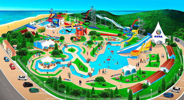 "Дельфин" самый большой и популярный аквапарк Туапсинского района