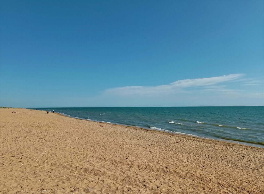 Загородный пляж Махачкалы Оазис