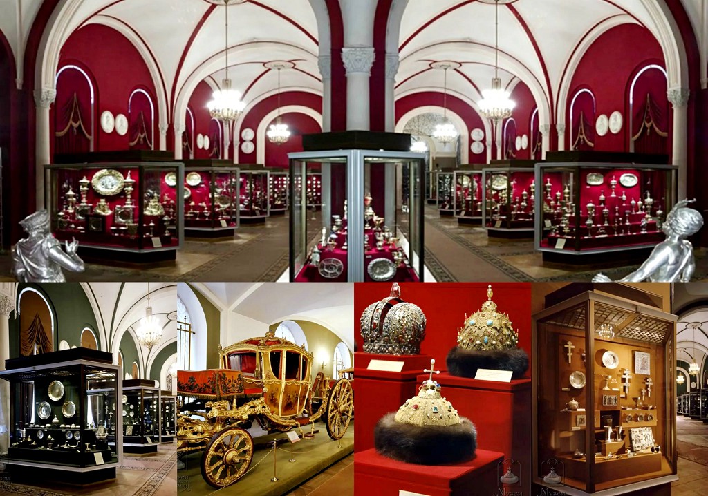 После осмотра архитектурных достопримечательностей можно посетить Оружейную палату