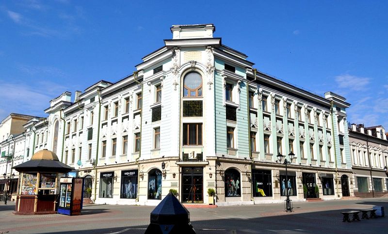 Дом Подураева (№52) находится напротив бывшего дома "Татполиграф"