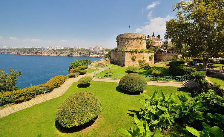 Парк возле башни