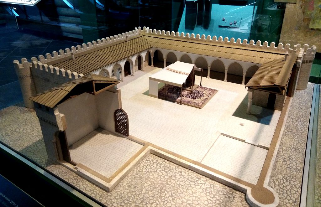 Макет внешнего вида Ханского дворца можно увидеть в Музее Булгарской цивилизации