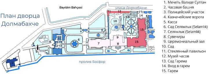 Территория дворца не очень большая, но для ее неспешного осмотра нужно часа 4