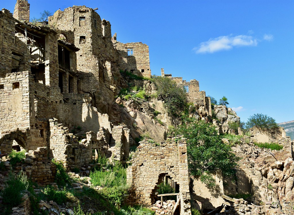 Кладка стен села призрака Кладка стен села призрака