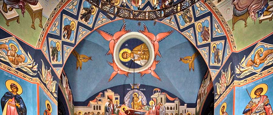 Внутренняя роспись Иверского храма в Самаре