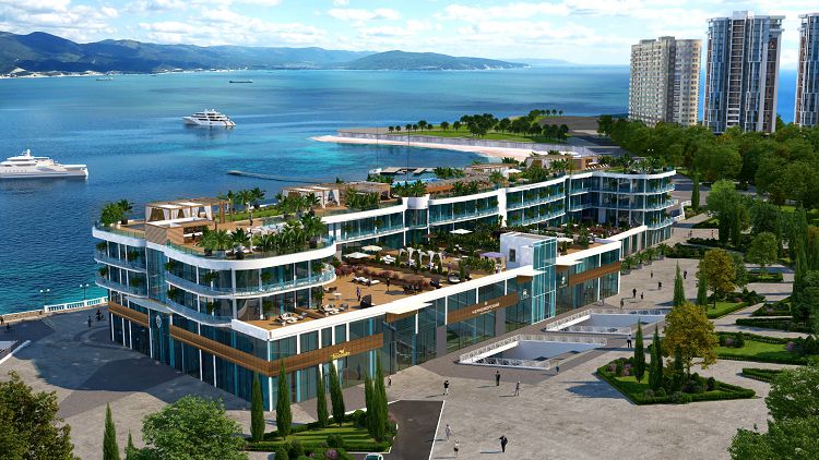 С нетерпением жители города и его гости ждут запуска ТЦ "Черноморского"