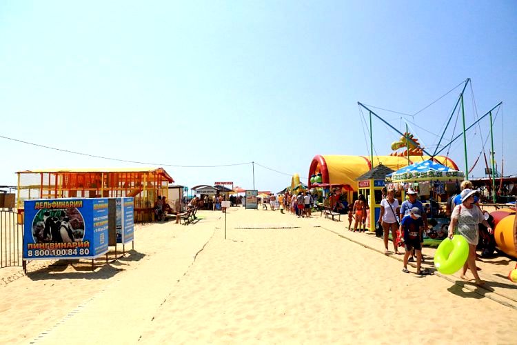 Песчаные пляжи Витязево сегодня наиболее популярны у россиян