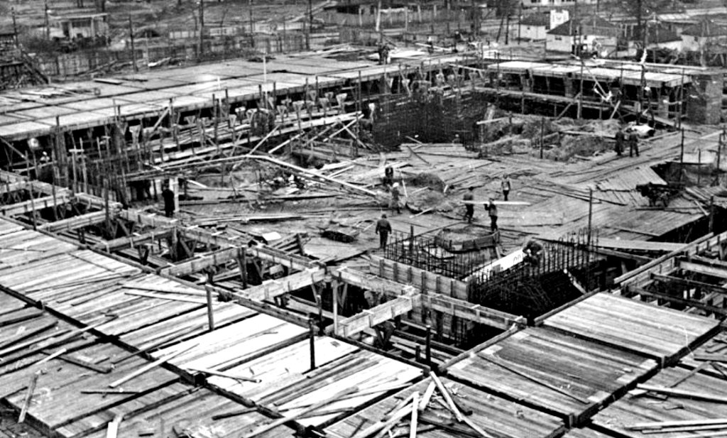 После утверждения проекта начались масштабные строительные работы