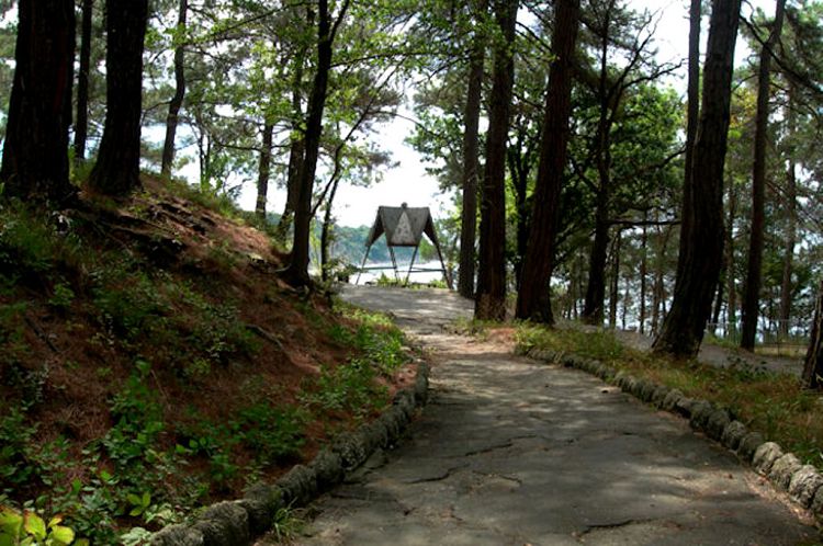 Когда-то здесь гуляла некая Ольга, оставившая о себе вечную память