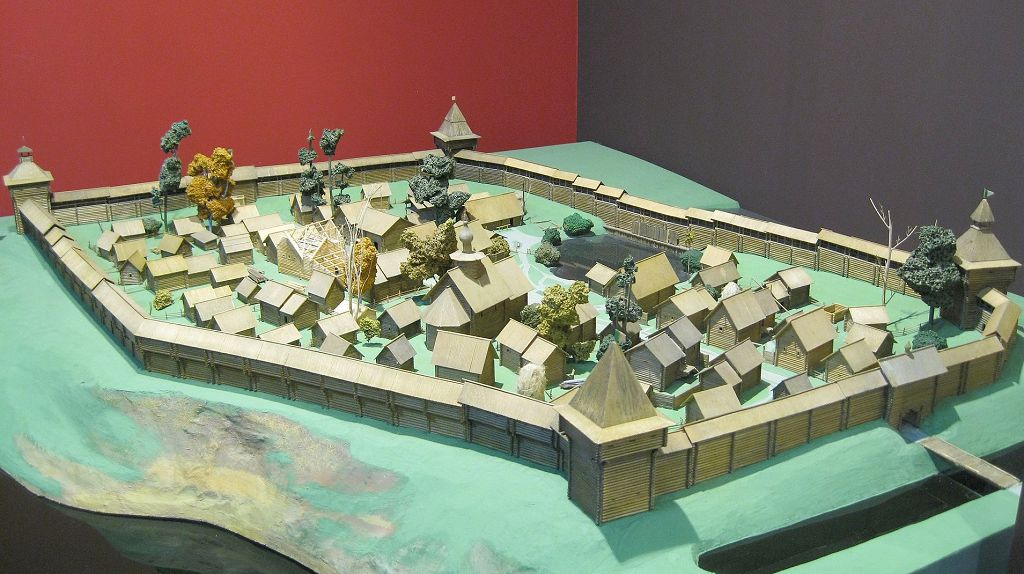 Так выглядела крепость Царевококшайск в начале 17 столетия