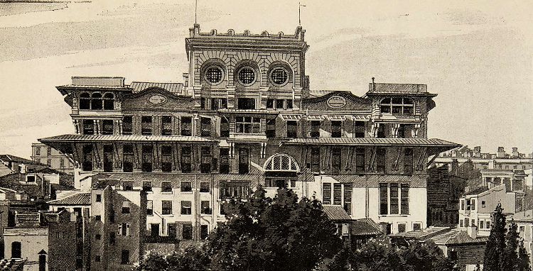 Здание Османского банка появилось в Стамбуле более ста лет назад