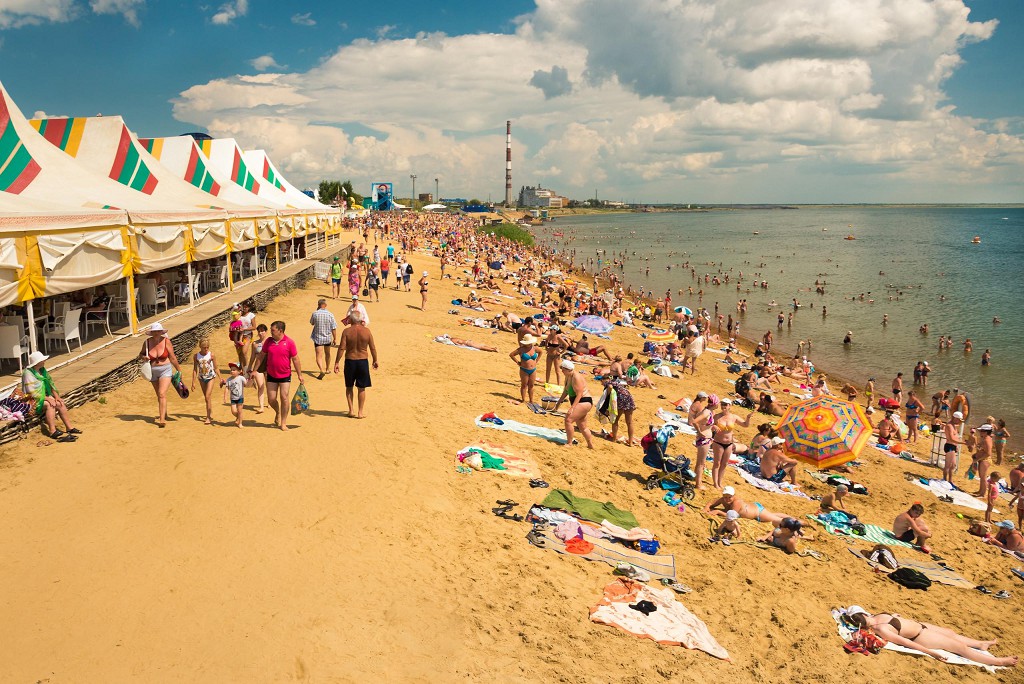 Отдыхающие на 42 Причале