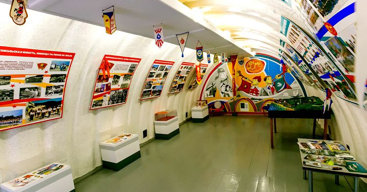 Побывать внутри "бочки" можно на территории лагеря "Комсомольский"