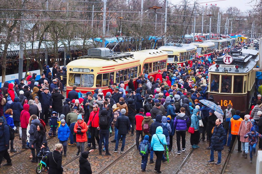 Парад трамваев В 2023 году