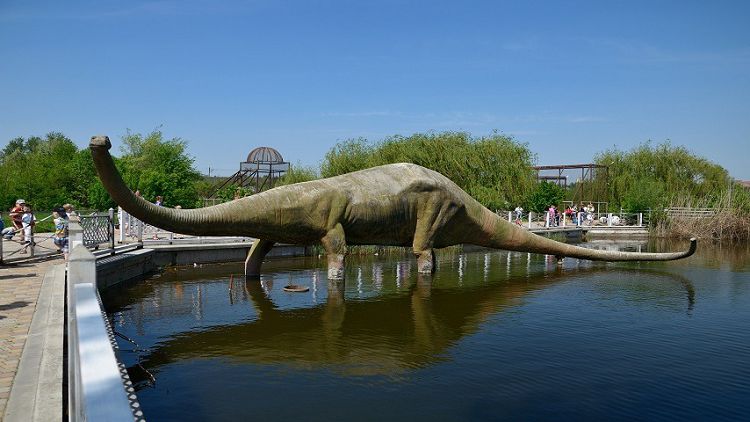 Динозавр в натуральную величину