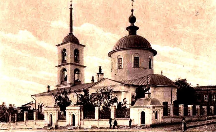 Так выглядел Вознесенский собор после постройки в середине 19 века