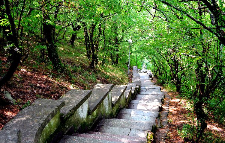 Бетта находится на крутом горком склоне и к этому надо быть готовым