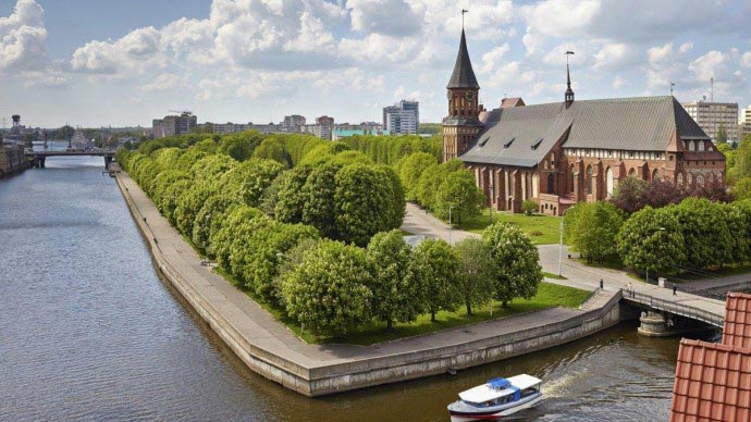 Остров Канта - главная достопримечательность Калининграда