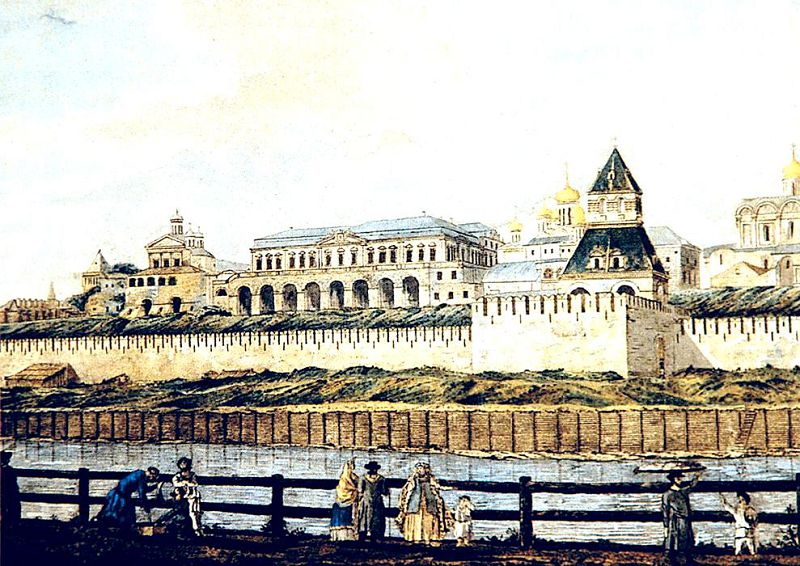 Зимний дворец Кремля, сооруженный Растрелли, функционировал до середины 19 века