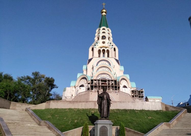 Софийский собор стал частью архитектурной композиции Самарской набережной