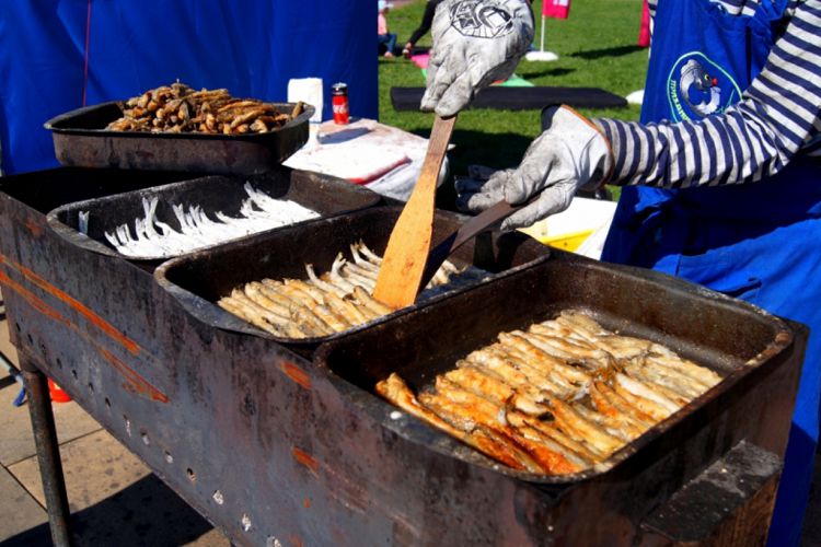 Майский фестиваль корюшки в Питере