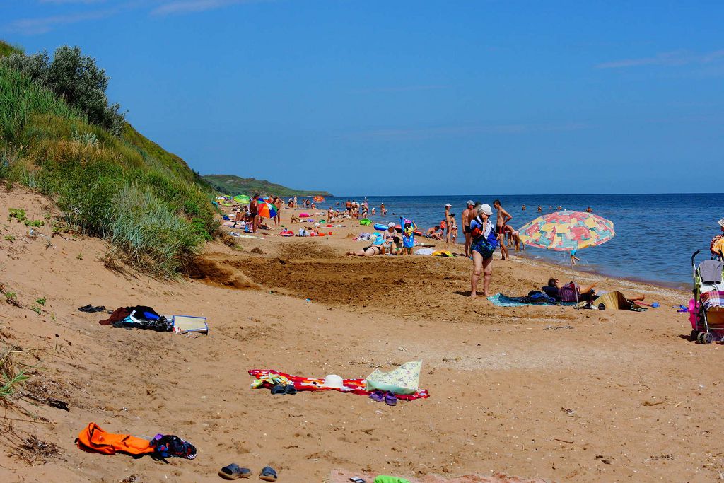 Пляж на улице Гагарина