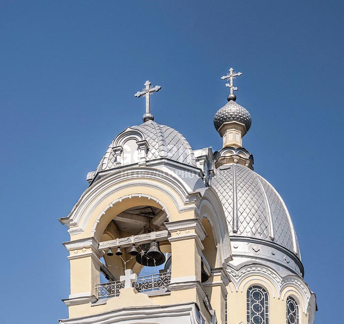 Колокольня Казанского собора. Фрагмент Колокольня Казанского собора. Фрагмент