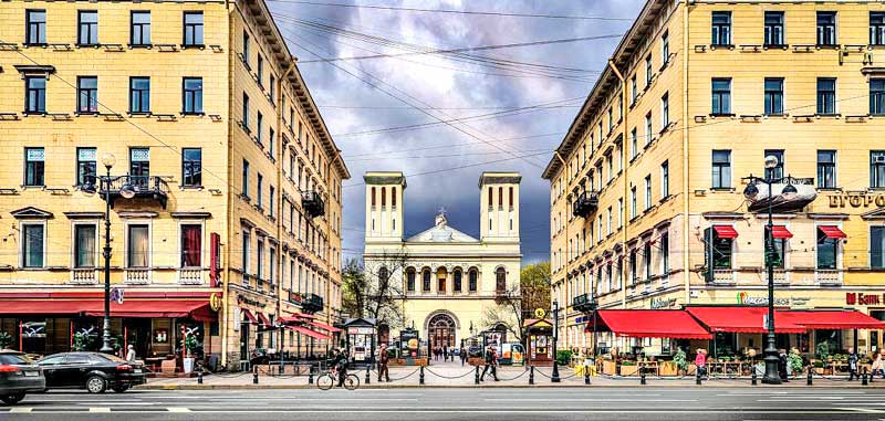 Немецкая церковь на Невском сегодня