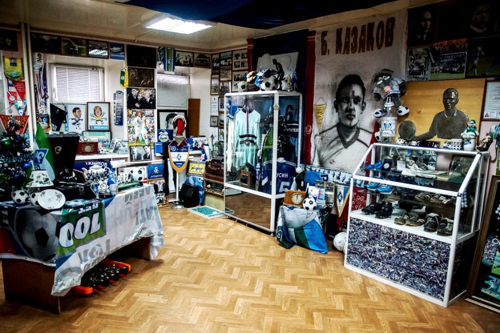 Музей Самарского футбола обладает довольно уникальными экспонатами