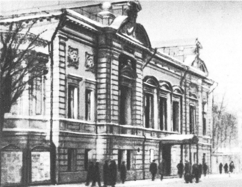 В 20-е годы Театр Вахтангова функционировал в бывшем доме В.Сабашникова