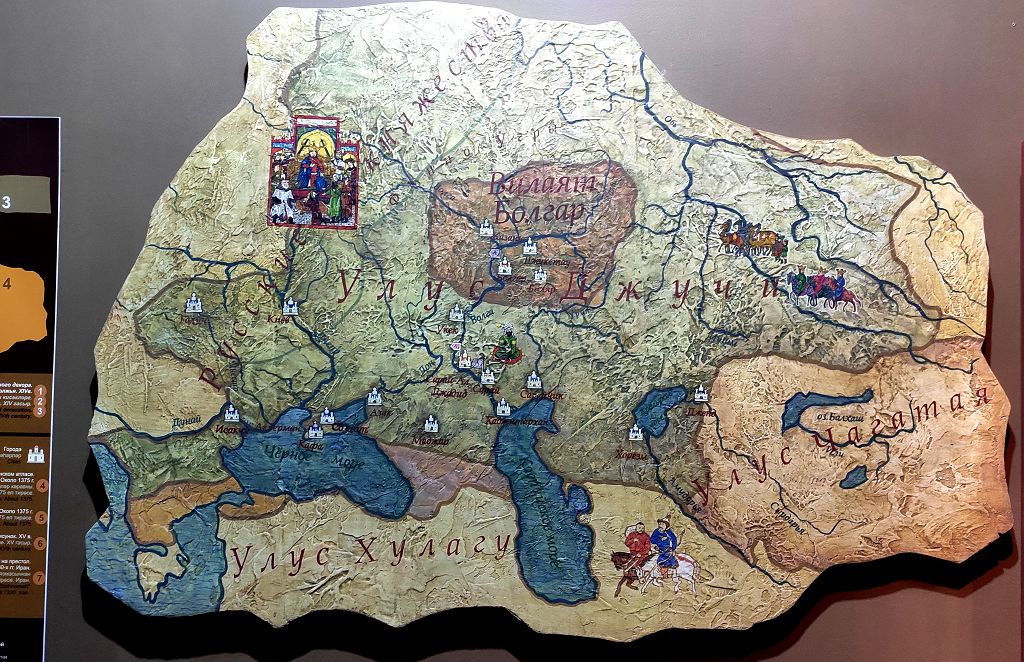 Золотая орда стала одним из улусов распавшейся Великой Монголии