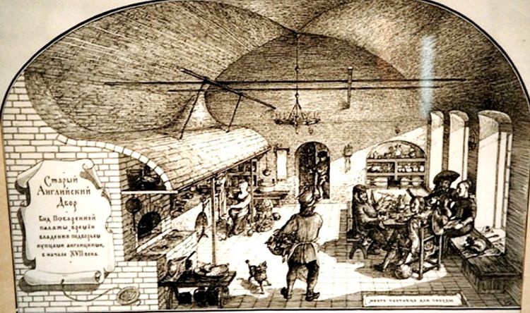 Поварня была одним из самых популярных помещений Английского двора