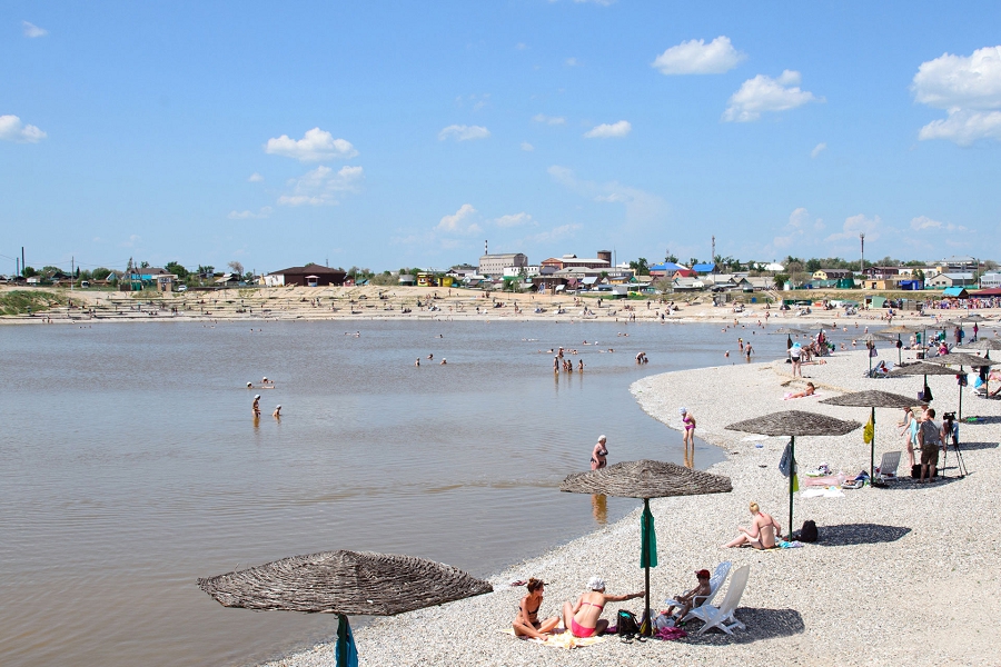 Пляж курорта Соль-Илецк