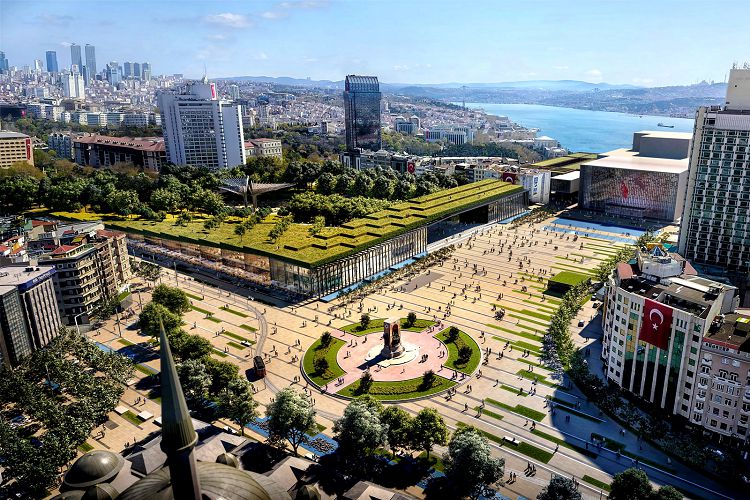 Площадь Таксим - одна из центральных площадей Стамбула