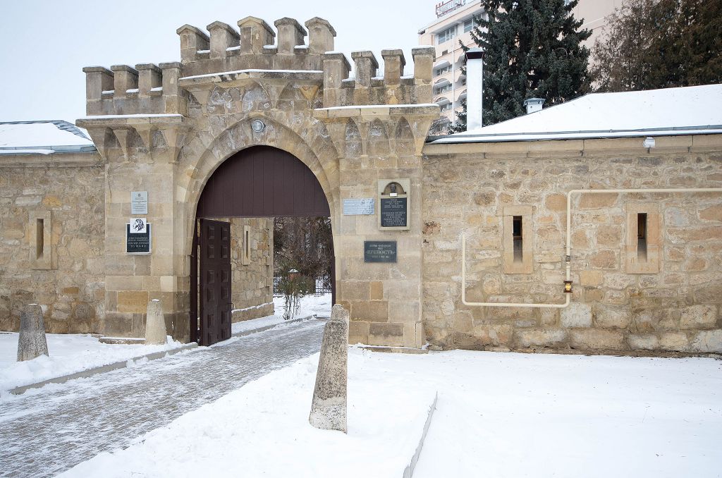 Музей крепость зимой