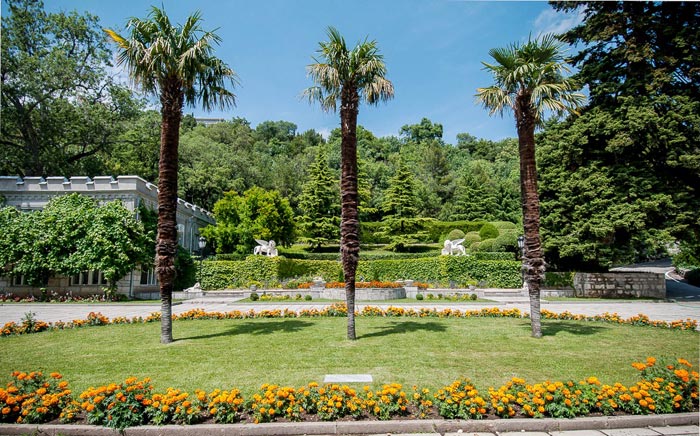 Эти три пальмы посажены собственноручно лидерами трех сверхдержав