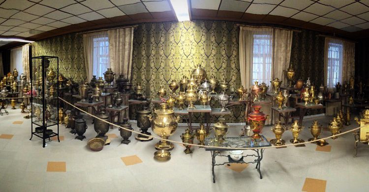 Вся история самоваров представлена в залах музея