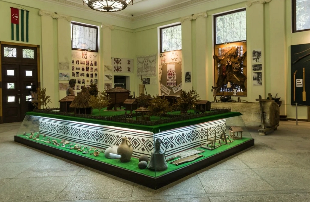 Экспозиция музея Абхазского царства