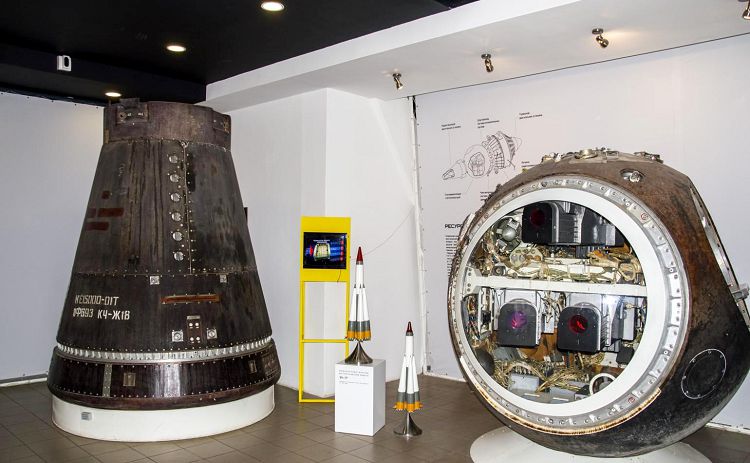 В космическом музее дети смогут увидеть настоящие космические экспонаты