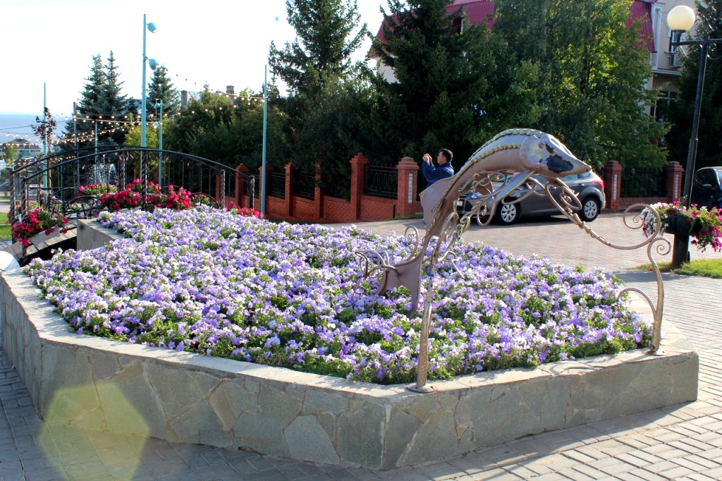 Одним из символов Лаишева является Памятник Осетру!