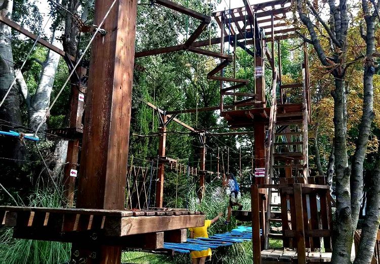 О времени работы веревочного городка "На высоте" надо узнавать заранее