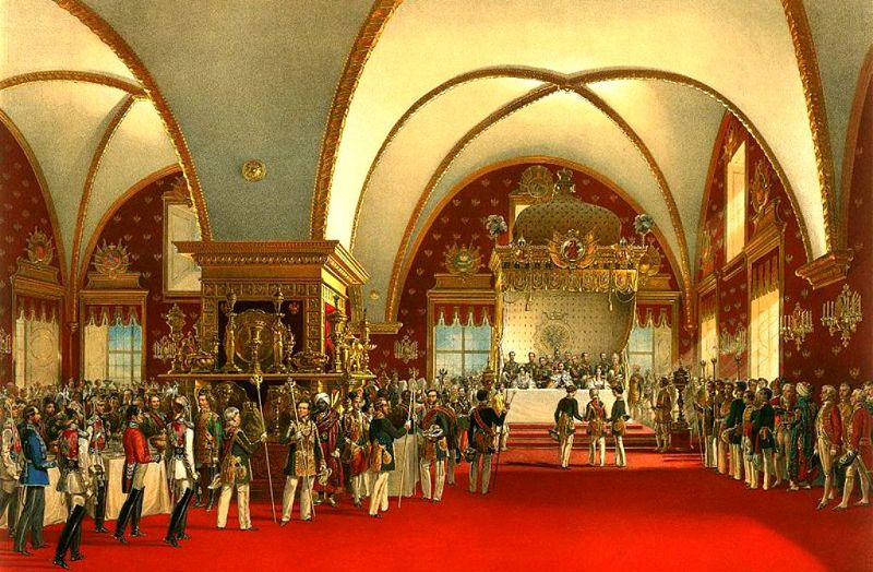 При Петре Первом роспись палаты практически прекратила свое существование