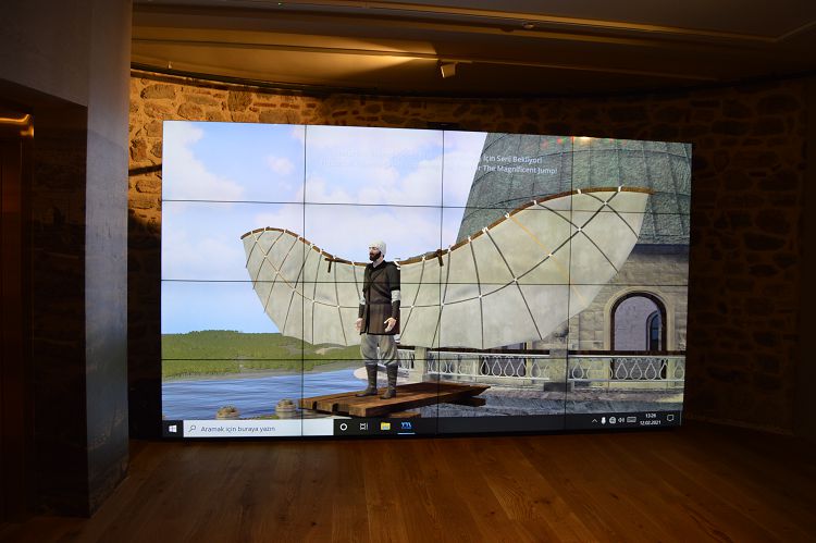 Ахмет Челеби готовится к прыжку