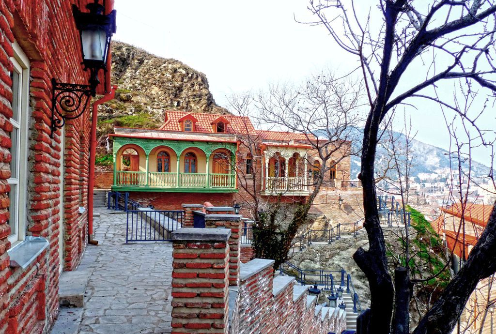 Вид с Ботанической улицы Тбилиси