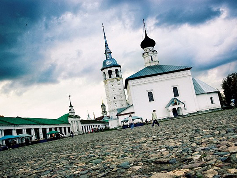 Торговые ряды в суздале фото