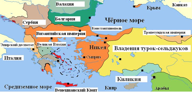 В Трапезундской империи греки терпели притеснения со стороны турков-османов