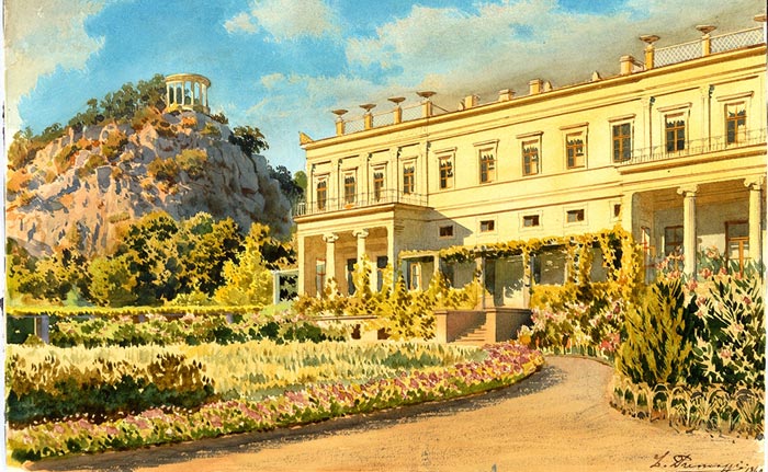 В Ореанде находился дворец Великого князя Константина Николаевича