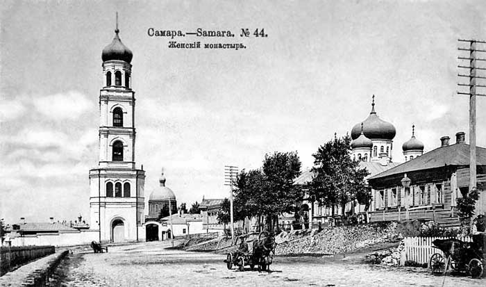 Колокольня Иверского монастыря в конце 19 века